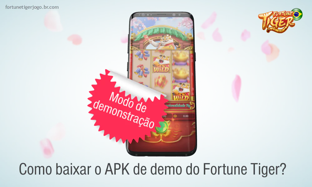 O aplicativo Fortune Tiger tem um modo de demonstração disponível sem perder ou ganhar dinheiro real