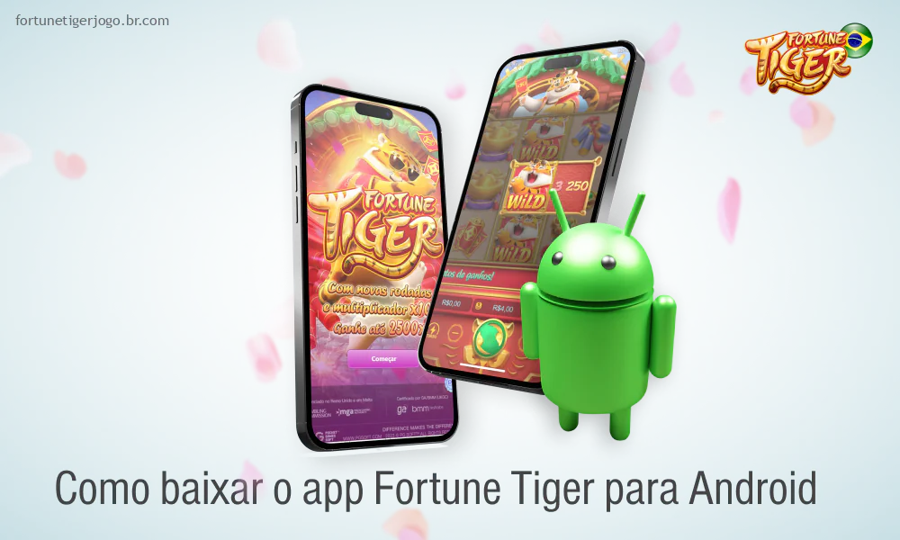 Os brasileiros podem baixar o Fortune Tiger em seus smartphones Android e jogar em qualquer lugar, a qualquer hora